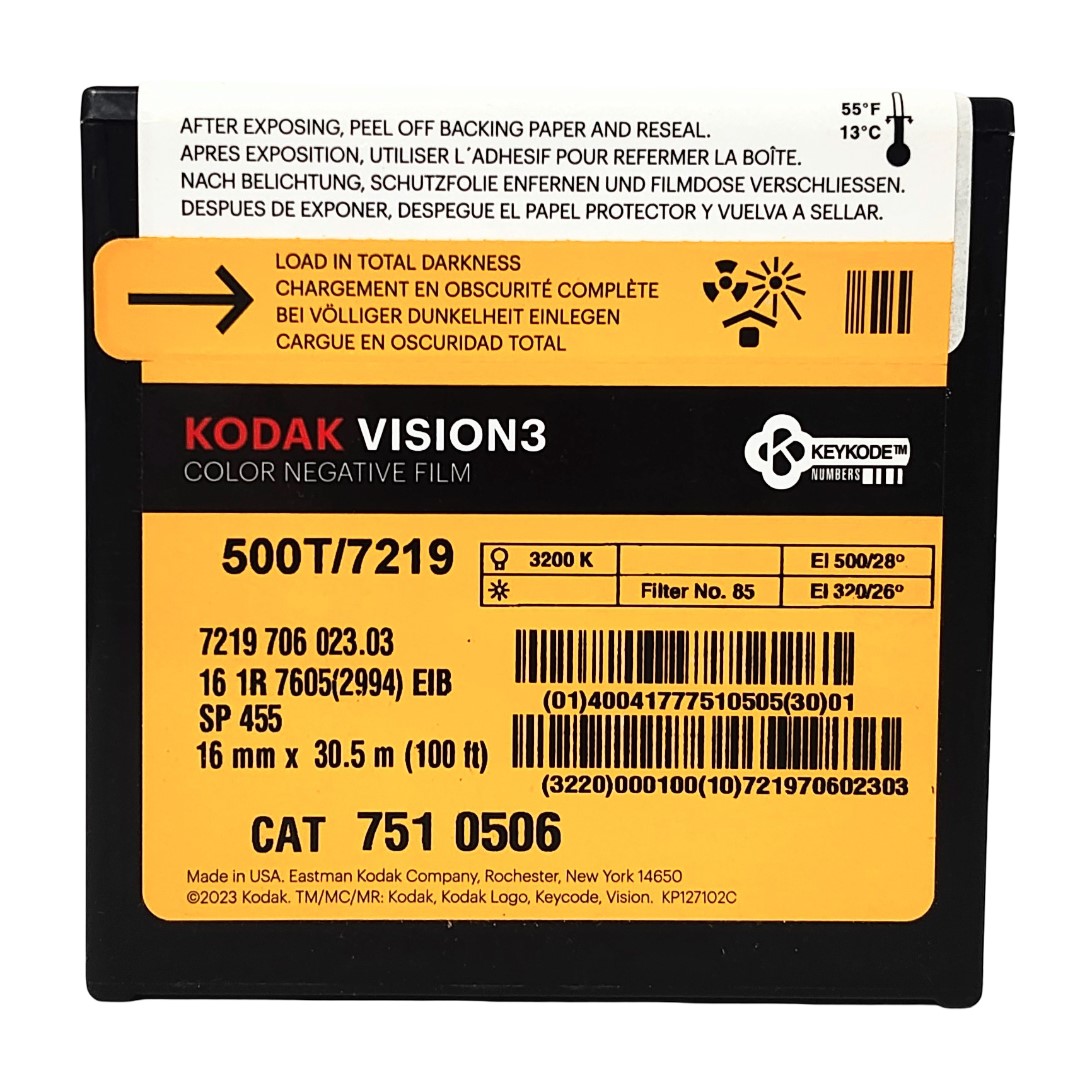 16 mm (30,5 m) – Kodak Vision3 500T/7219