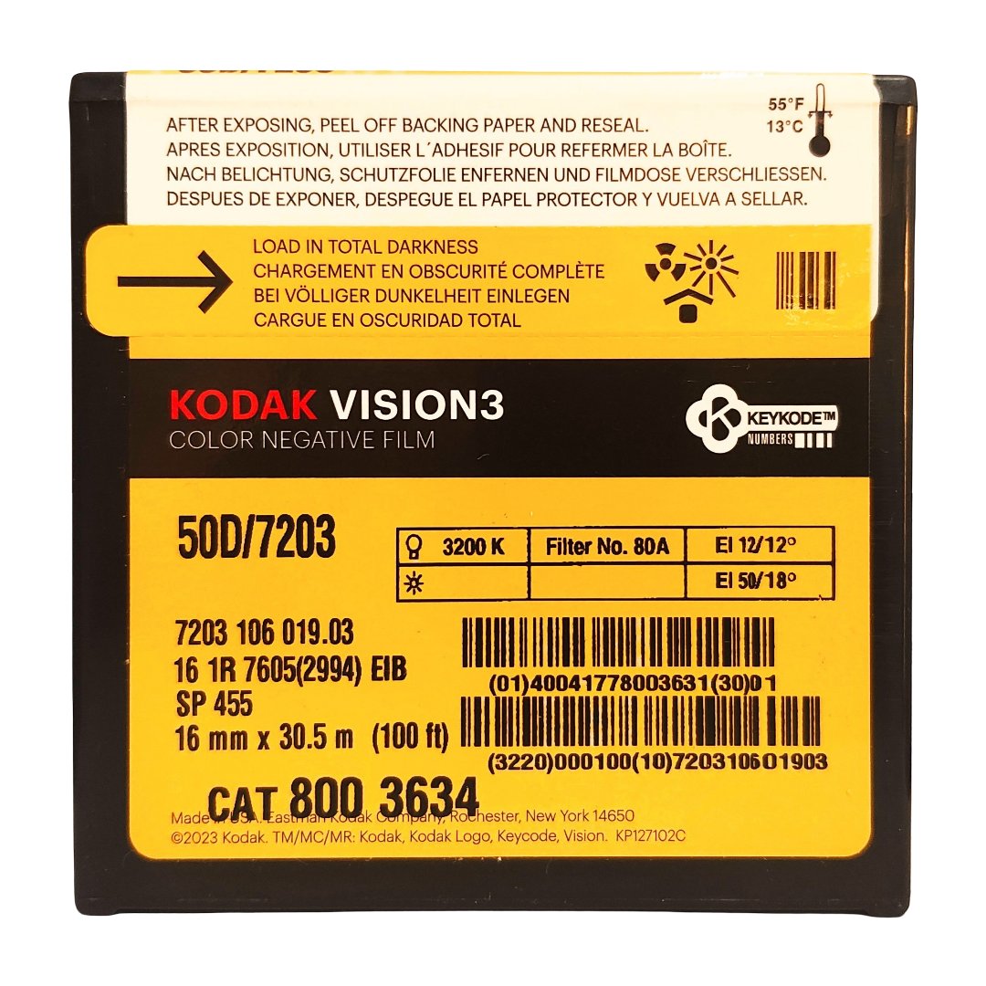 16 mm (30,5 m) – Kodak Vision3 50D/7203